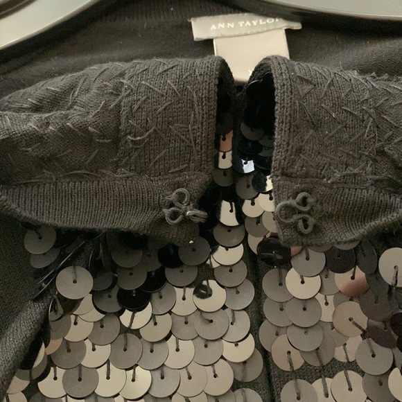 NWOT Ann Taylor sequin sweater.  XS - Picture 15 of 15